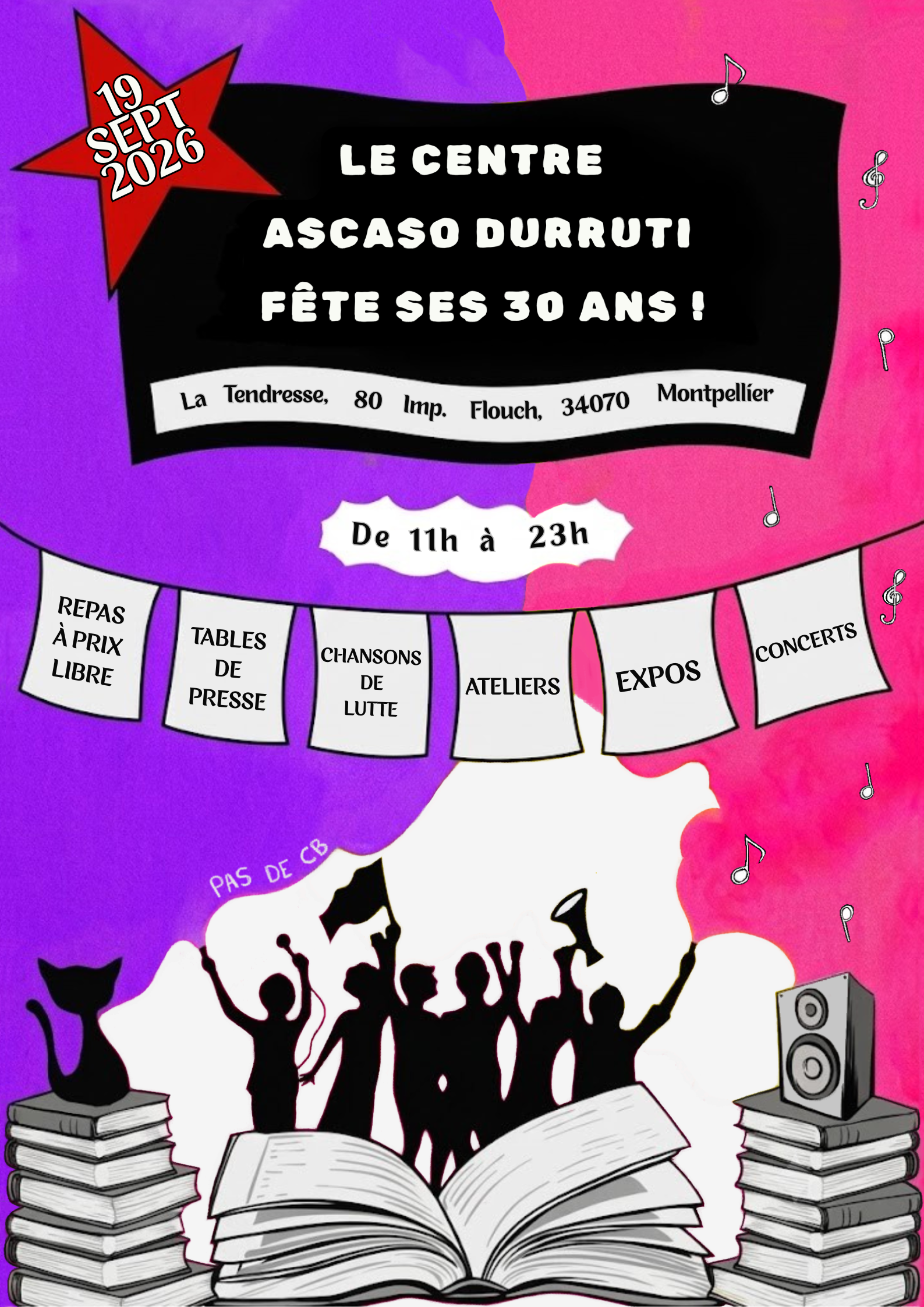 Affiche des 30 ans du CAD